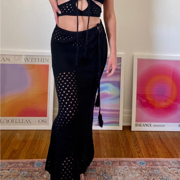 Outcast Clothing Crochet Skirt and Top Set - Picture 6 of 6